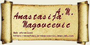 Anastasija Magovčević vizit kartica